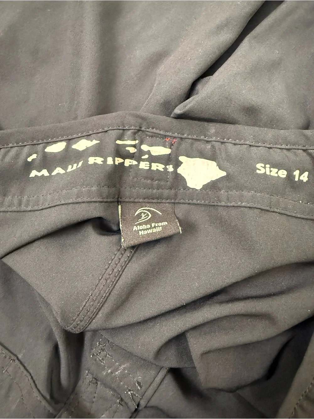 Men’s Black Swim Board Shorts by Maui Rippers